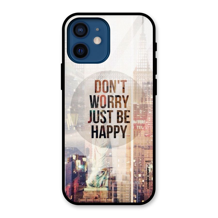 Feel Lively Glass Back Case for iPhone 12 Mini