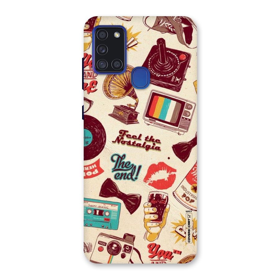 Feel The Nostalgia Back Case for Galaxy A21s