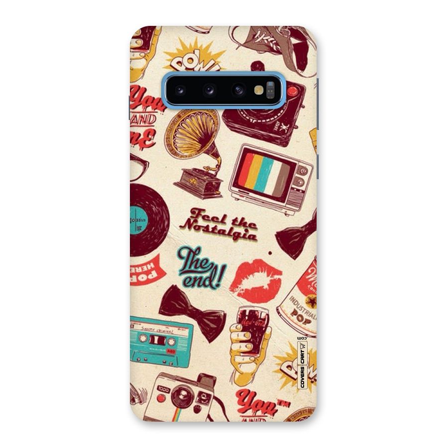 Feel The Nostalgia Back Case for Galaxy S10