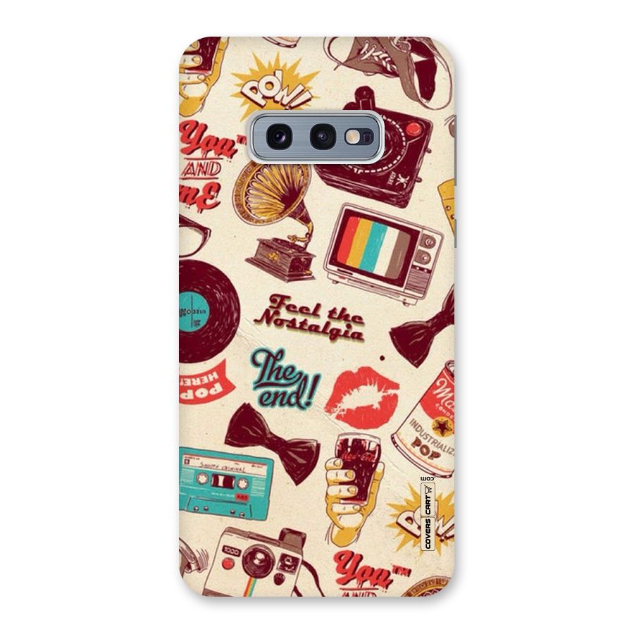 Feel The Nostalgia Back Case for Galaxy S10e