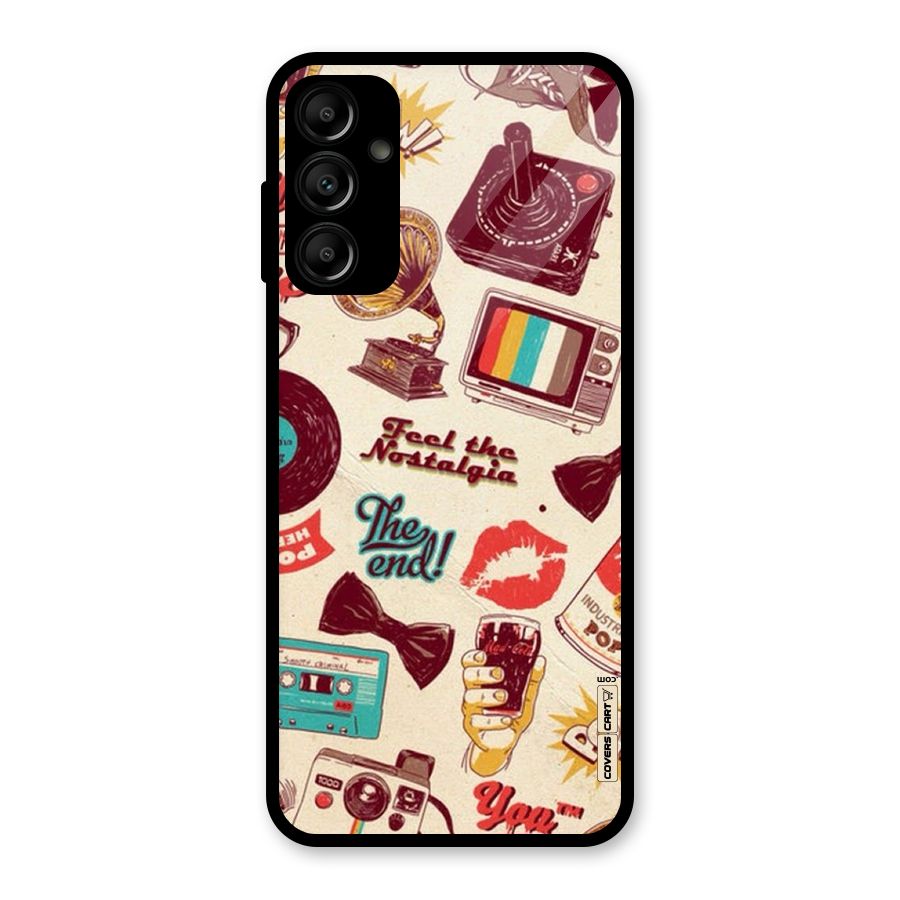 Feel The Nostalgia Glass Back Case for Galaxy A14 5G