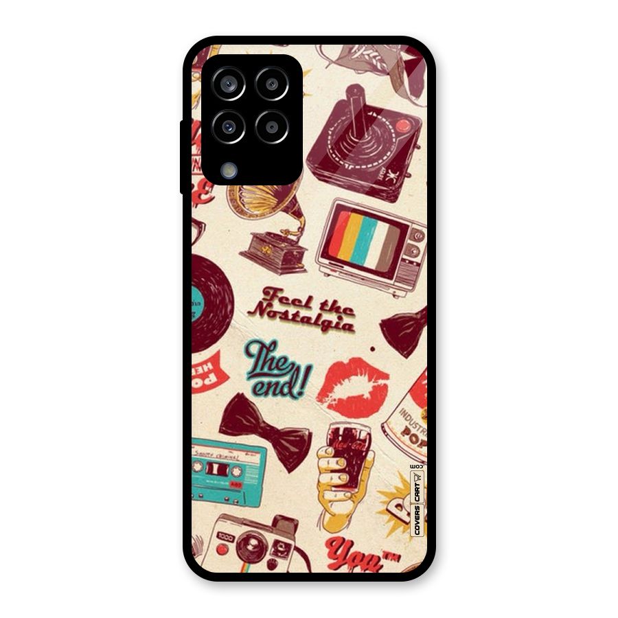 Feel The Nostalgia Glass Back Case for Galaxy M33