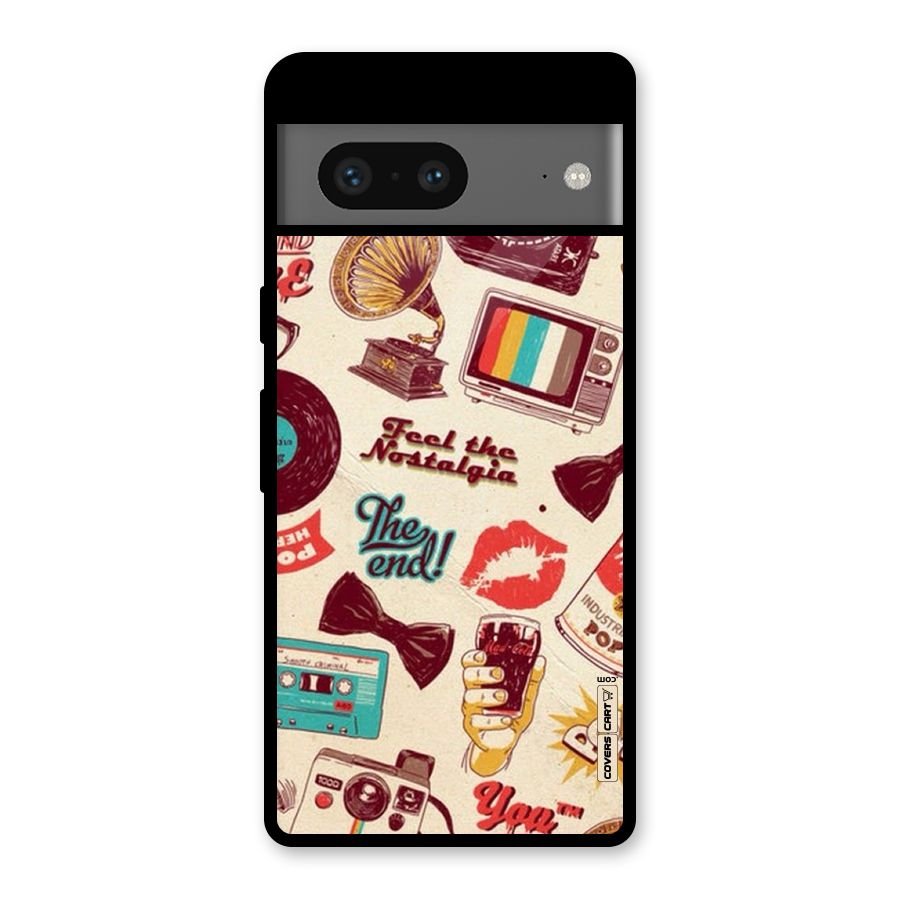 Feel The Nostalgia Glass Back Case for Google Pixel 7