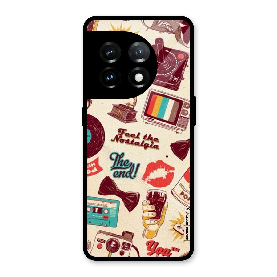 Feel The Nostalgia Glass Back Case for OnePlus 11
