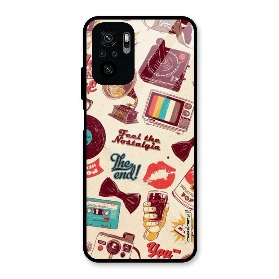 Feel The Nostalgia Glass Back Case for Redmi Note 10S