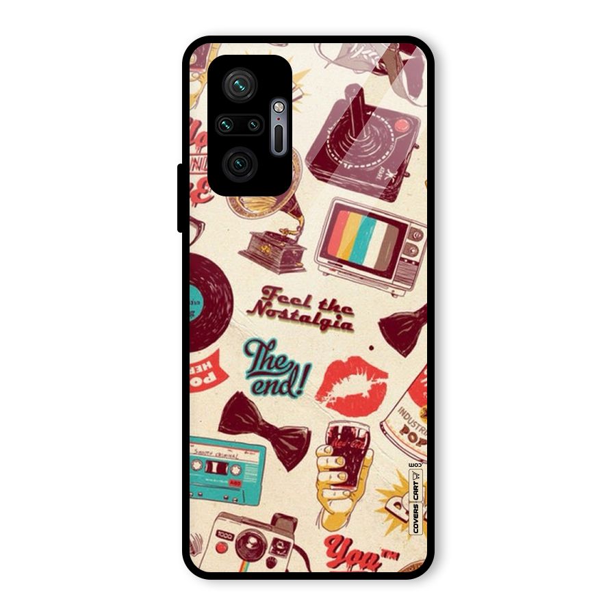 Feel The Nostalgia Glass Back Case for Redmi Note 10 Pro