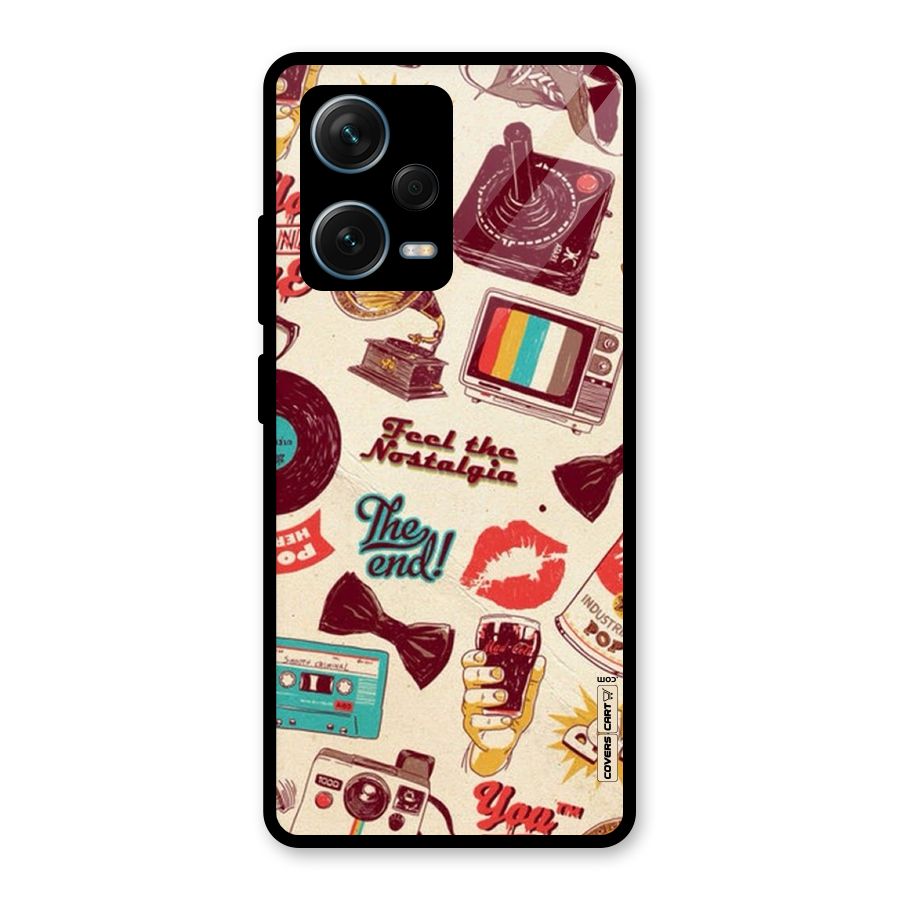 Feel The Nostalgia Glass Back Case for Redmi Note 12 Pro Plus 5G