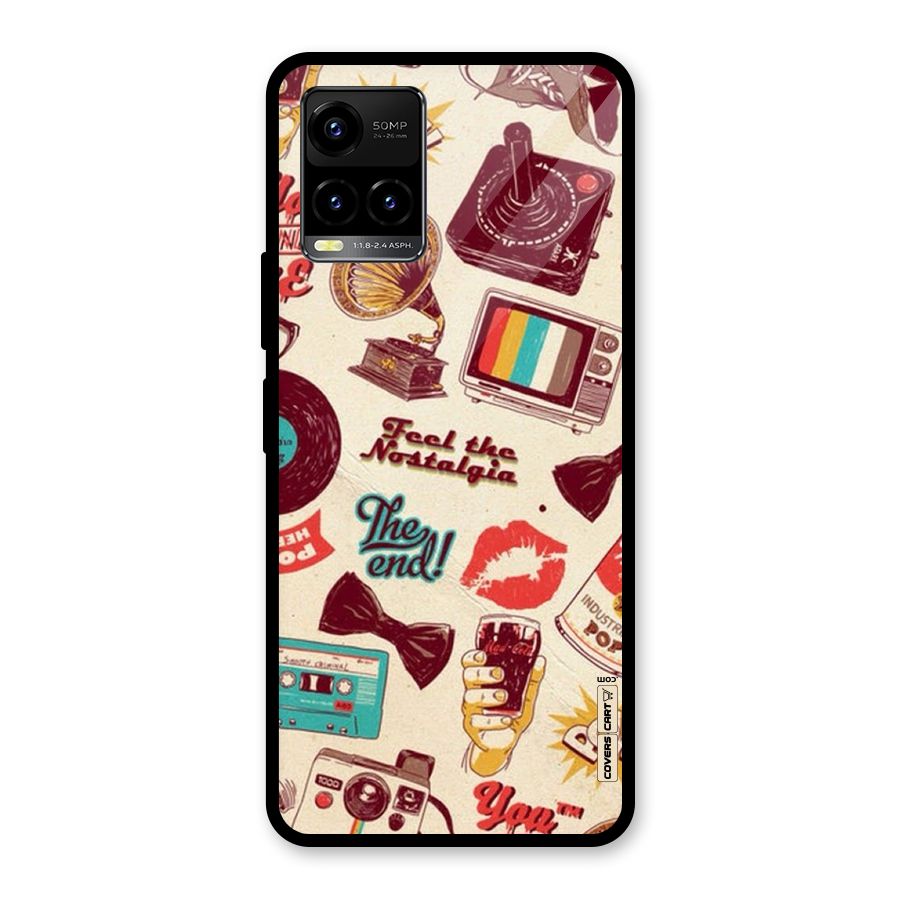 Feel The Nostalgia Glass Back Case for Vivo Y21A