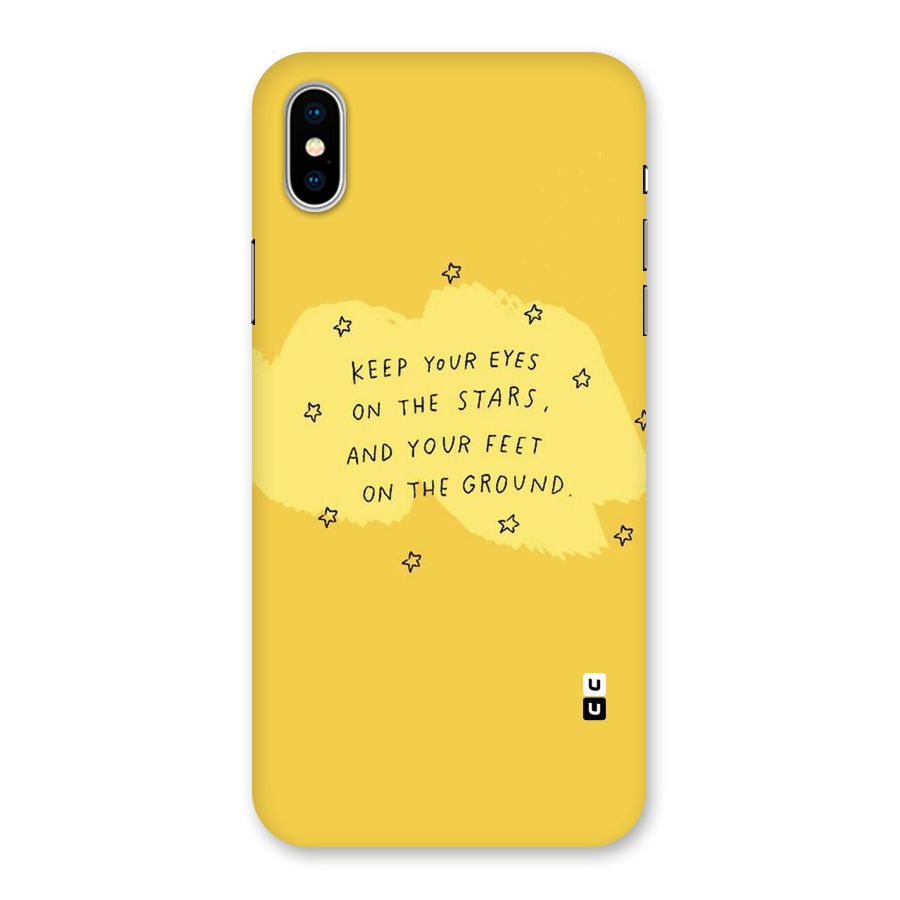 Feet On Ground Back Case for iPhone X