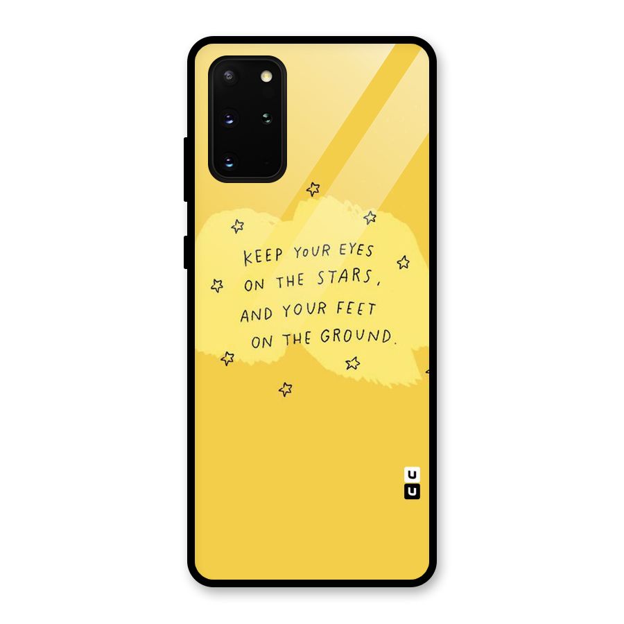 Feet On Ground Glass Back Case for Galaxy S20 Plus