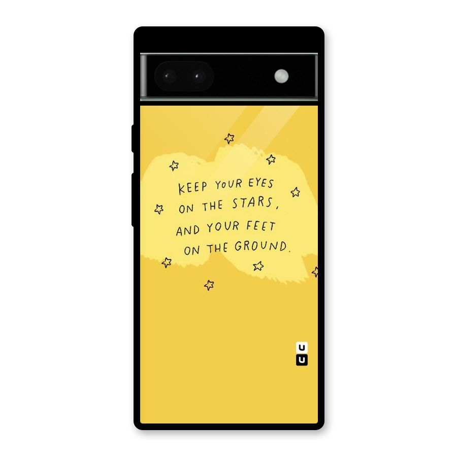 Feet On Ground Glass Back Case for Google Pixel 6a