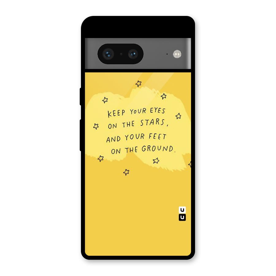 Feet On Ground Glass Back Case for Google Pixel 7