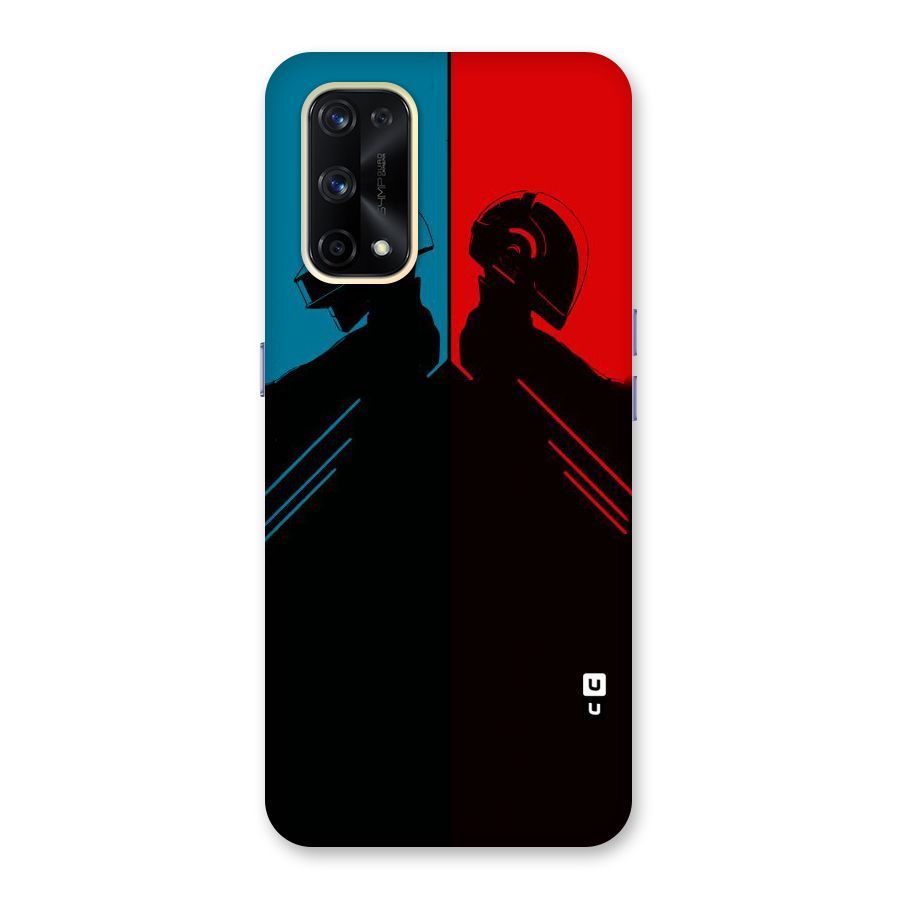Fight Colours Glass Back Case for Realme X7 Pro