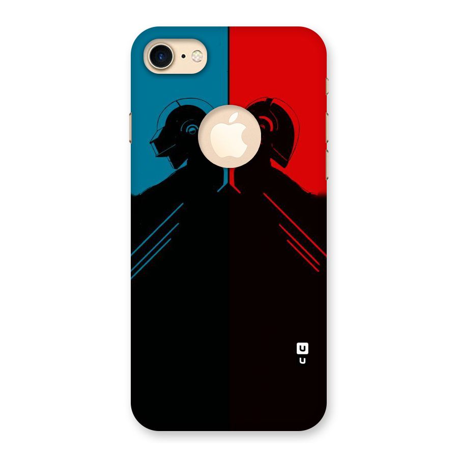 Fight Colours Back Case for iPhone 7 Logo Cut