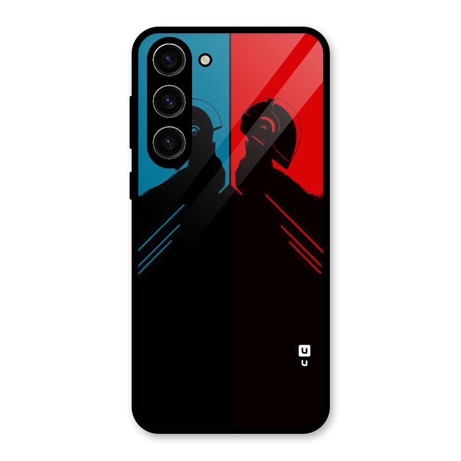 Fight Colours Glass Back Case for Galaxy S23 Plus