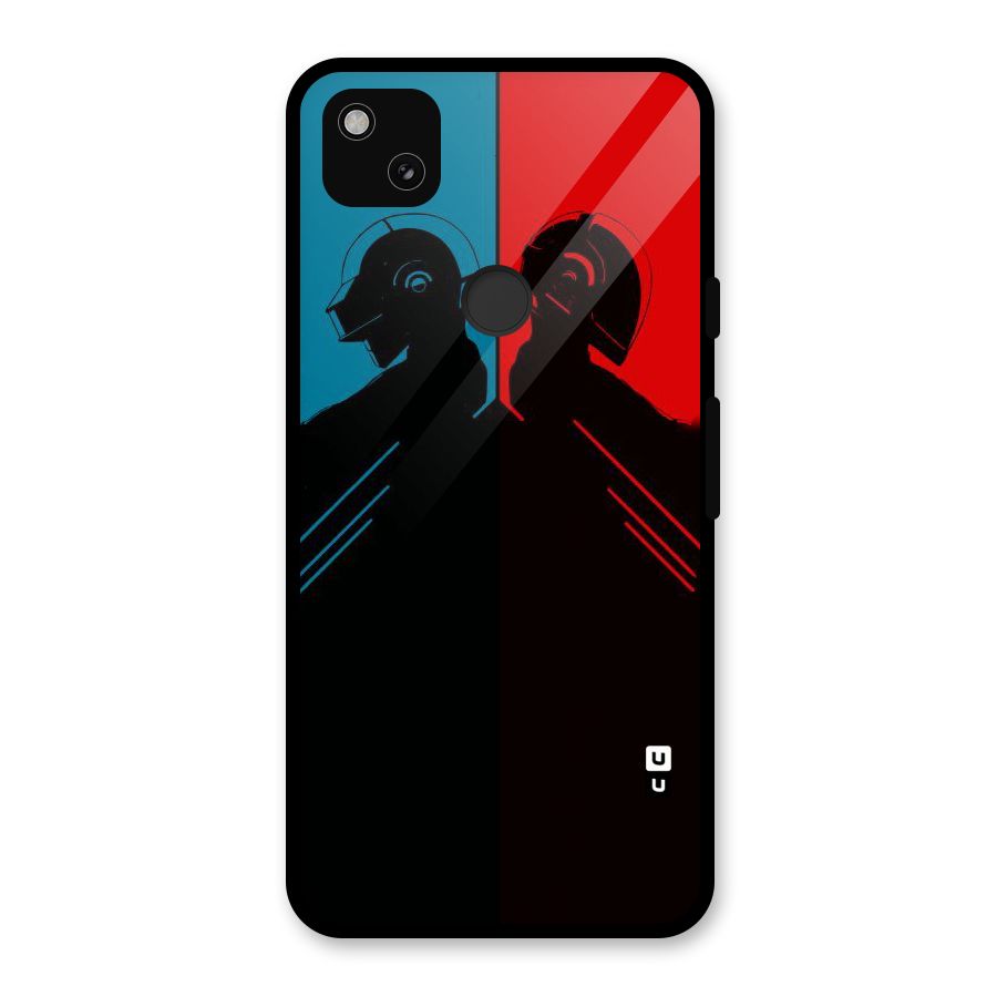 Fight Colours Glass Back Case for Google Pixel 4a