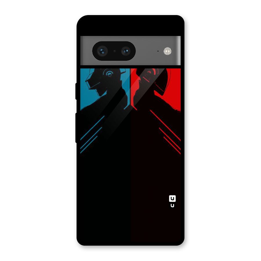 Fight Colours Glass Back Case for Google Pixel 7