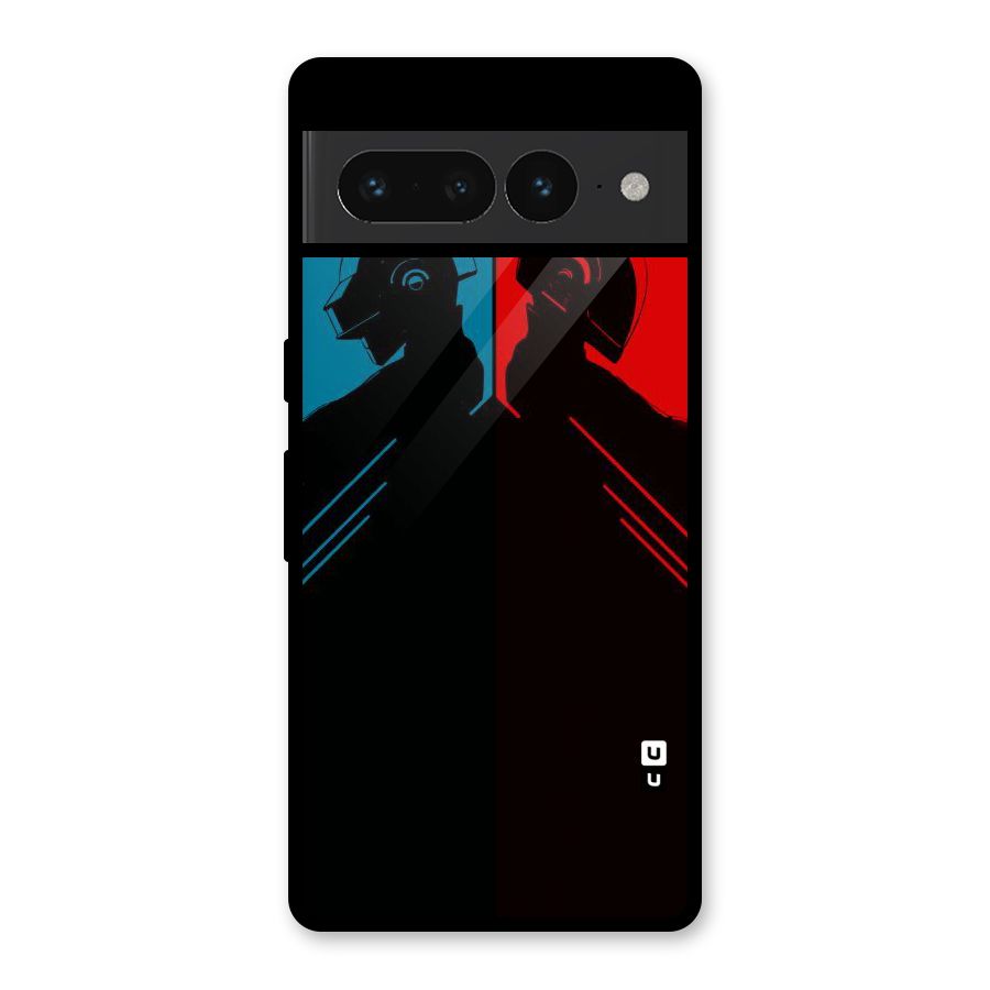 Fight Colours Glass Back Case for Google Pixel 7 Pro
