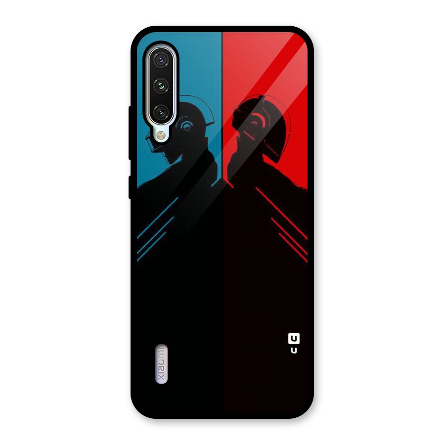 Fight Colours Glass Back Case for Mi A3