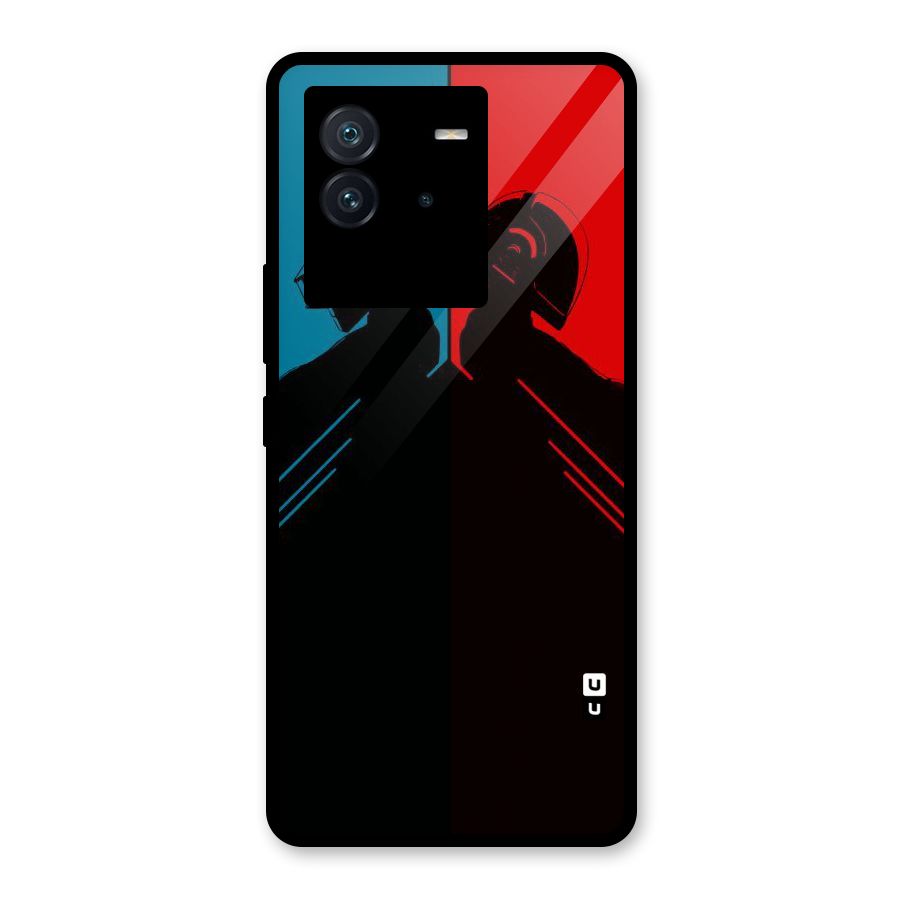 Fight Colours Glass Back Case for Vivo iQOO Neo 6 5G