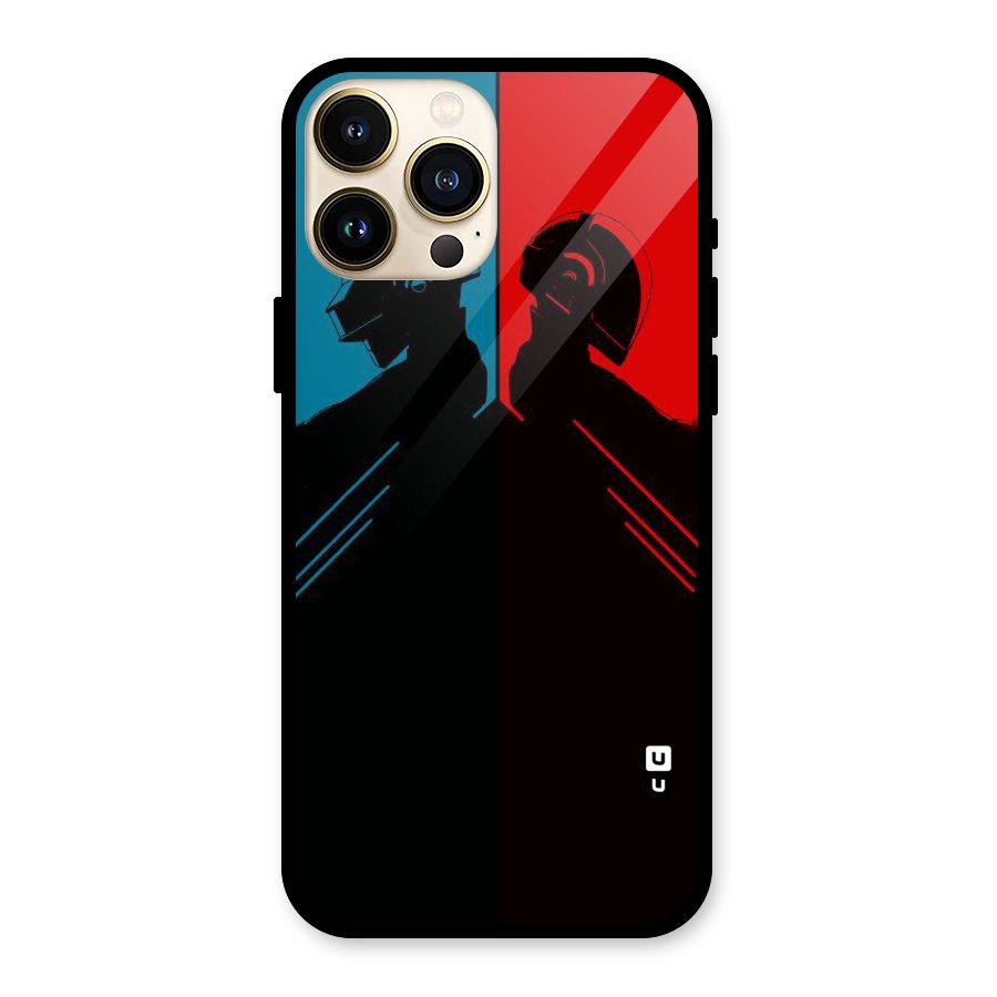Fight Colours Glass Back Case for iPhone 13 Pro Max