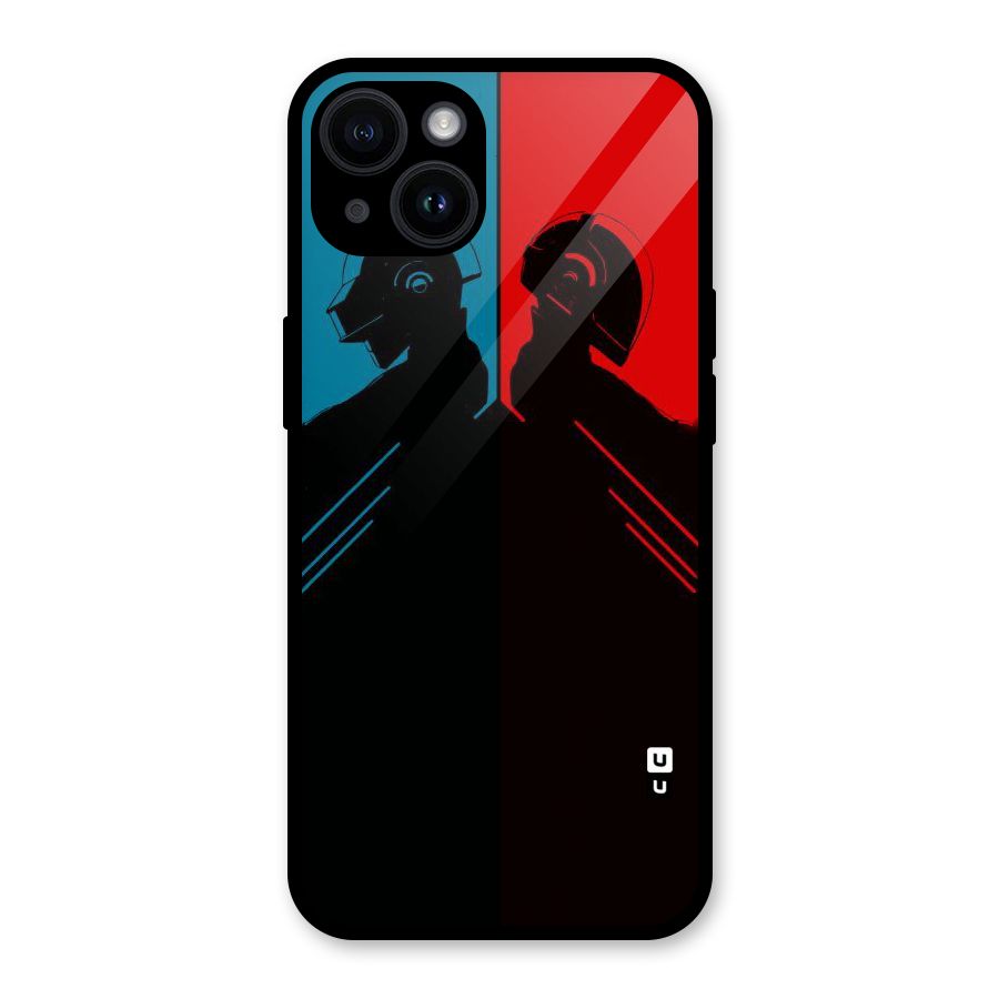 Fight Colours Glass Back Case for iPhone 14