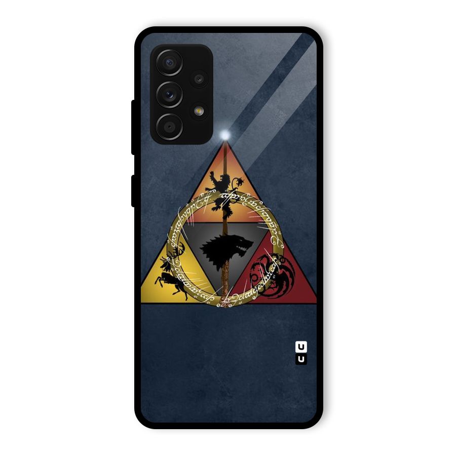 Fight For Crown Glass Back Case for Galaxy A53 5G