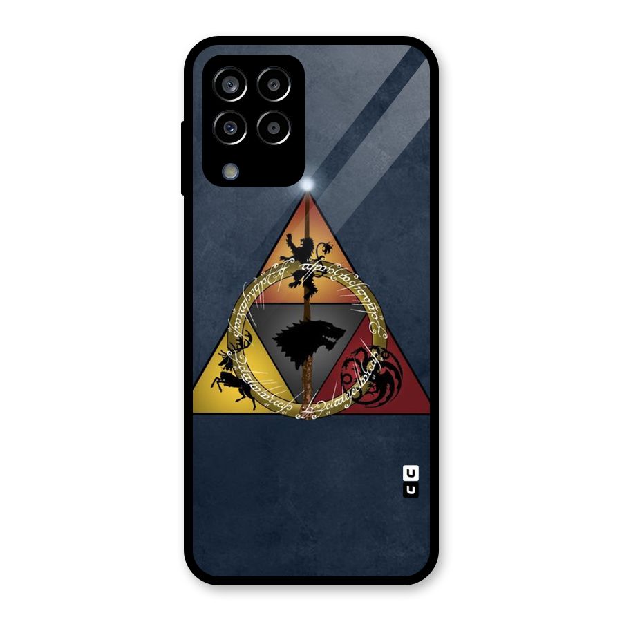 Fight For Crown Glass Back Case for Galaxy M33