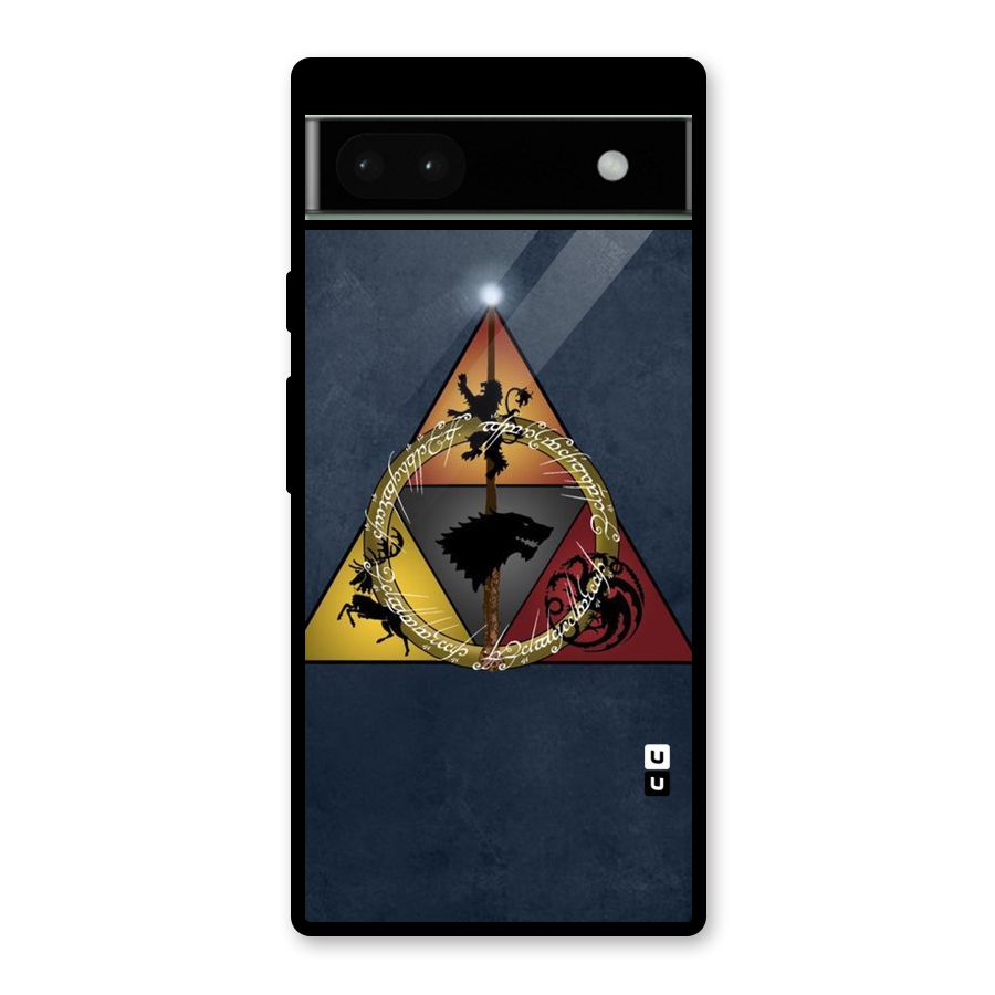 Fight For Crown Glass Back Case for Google Pixel 6a