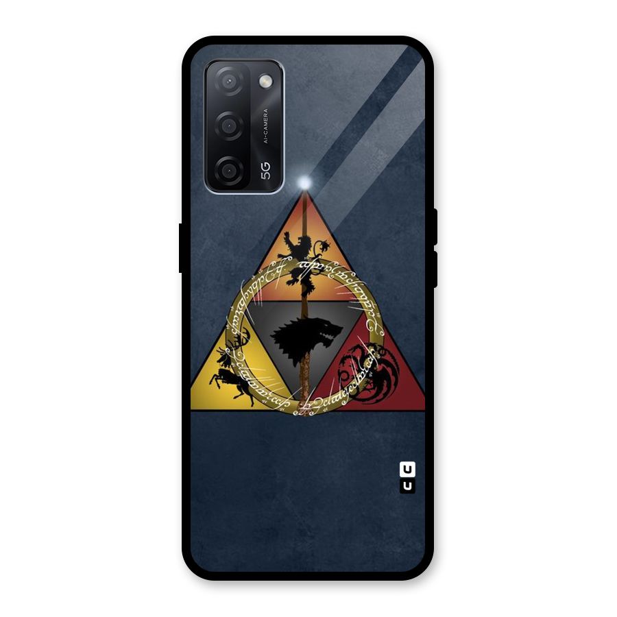 Fight For Crown Glass Back Case for Oppo A53s 5G