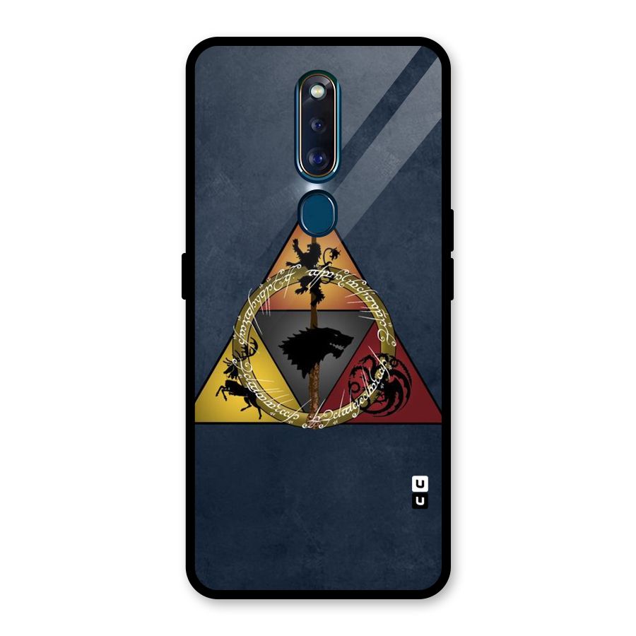 Fight For Crown Glass Back Case for Oppo F11 Pro
