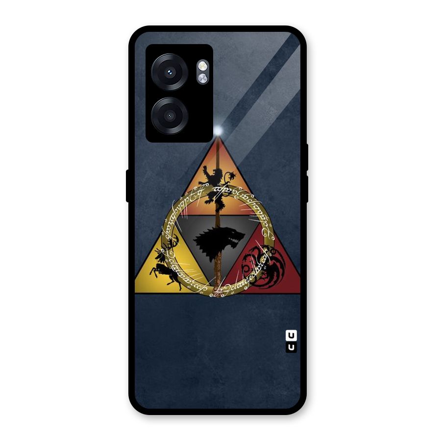 Fight For Crown Glass Back Case for Oppo K10 (5G)