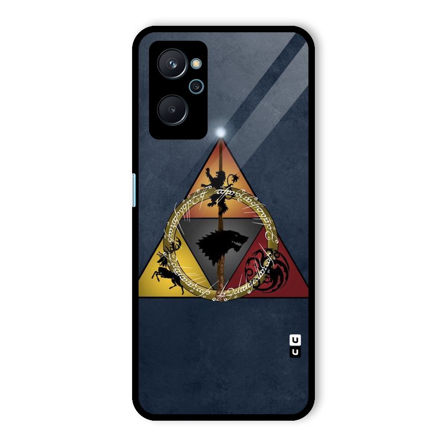 Fight For Crown Glass Back Case for Realme 9i