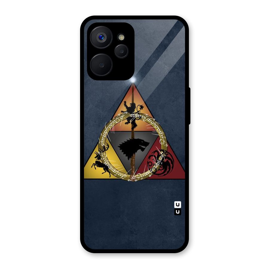 Fight For Crown Glass Back Case for Realme 9i 5G