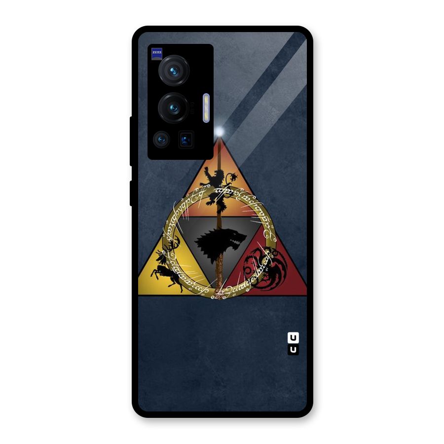 Fight For Crown Glass Back Case for Vivo X70 Pro