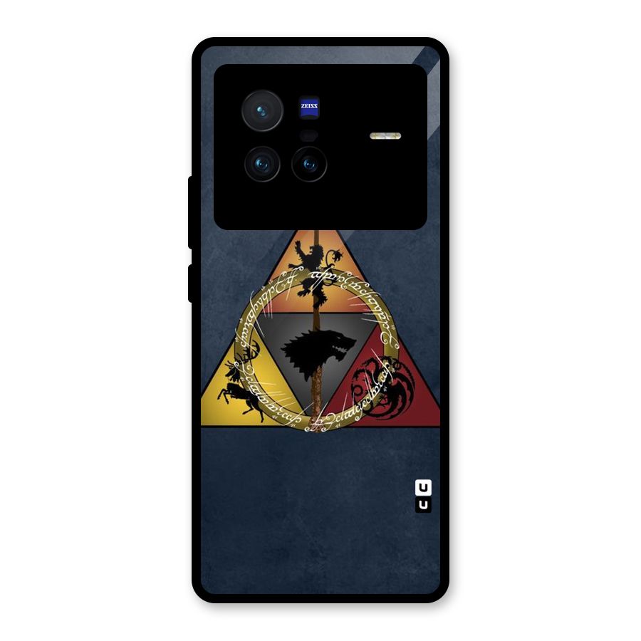 Fight For Crown Glass Back Case for Vivo X80