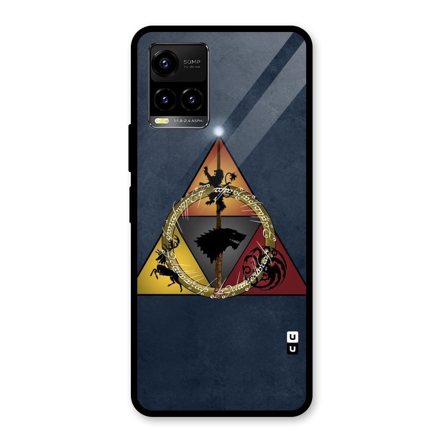 Fight For Crown Glass Back Case for Vivo Y21A