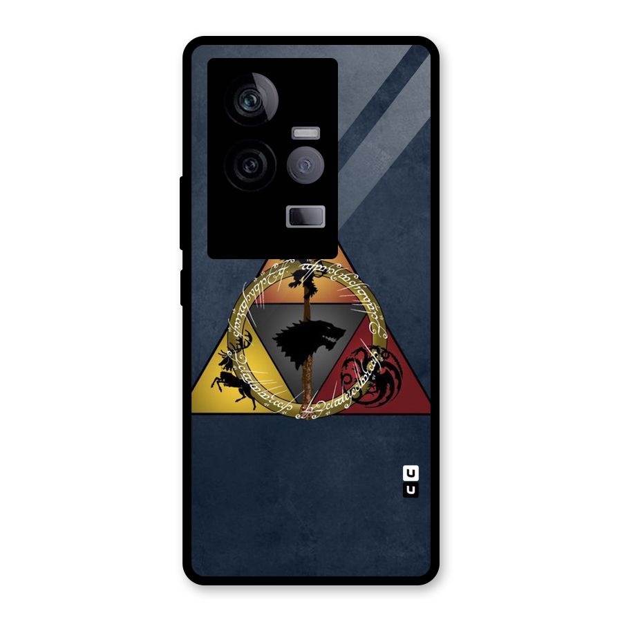Fight For Crown Glass Back Case for Vivo iQOO 11 5G