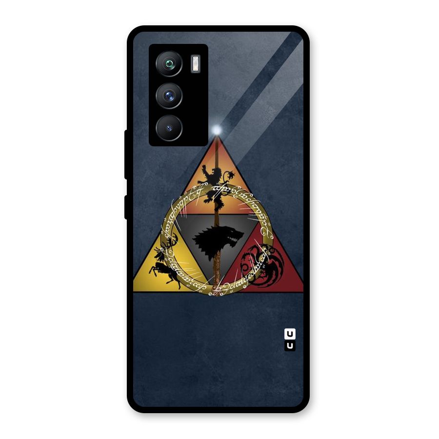 Fight For Crown Glass Back Case for Vivo iQOO 9 SE