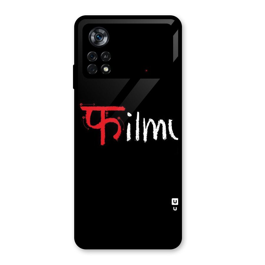 Filmy Glass Back Case for Poco X4 Pro 5G