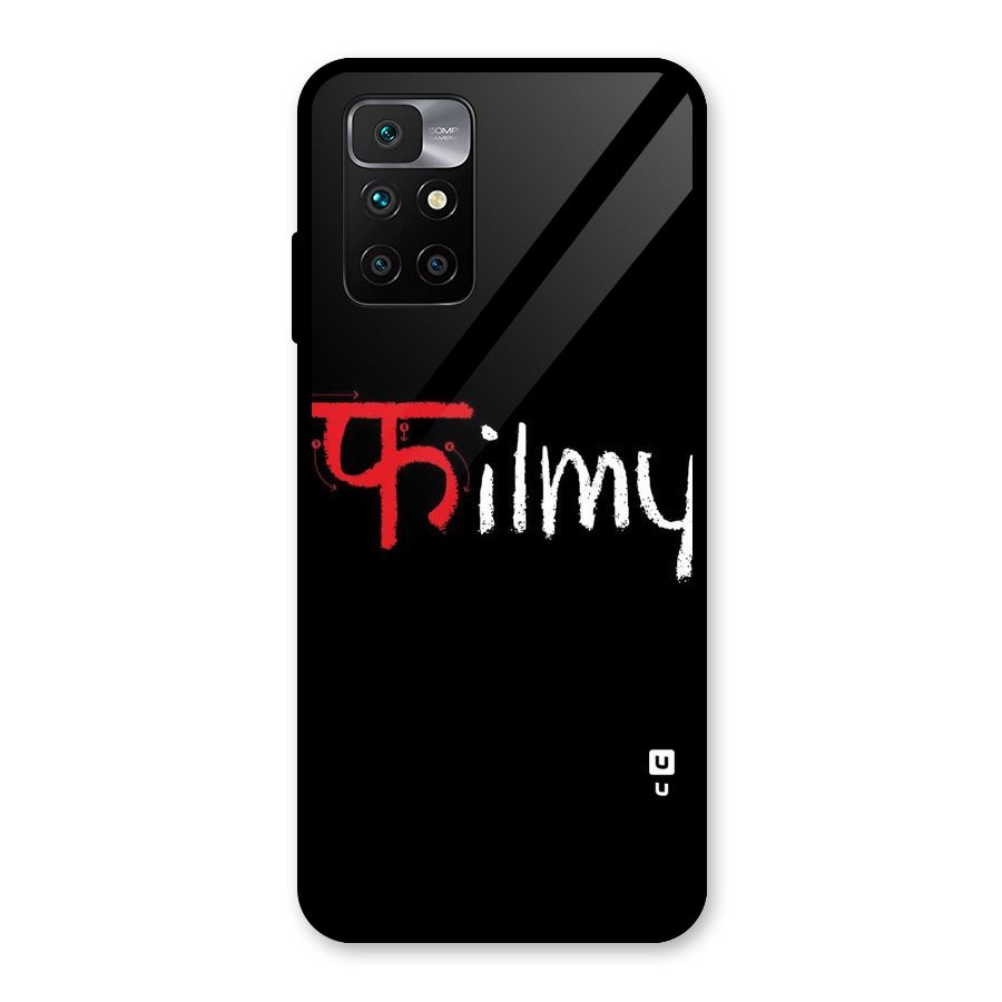 Filmy Glass Back Case for Redmi 10 Prime