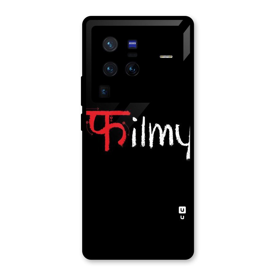 Filmy Glass Back Case for Vivo X80 Pro