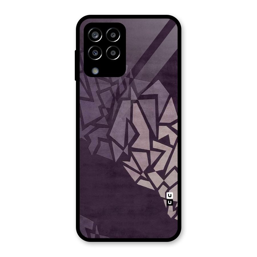 Fine Abstract Glass Back Case for Galaxy M33