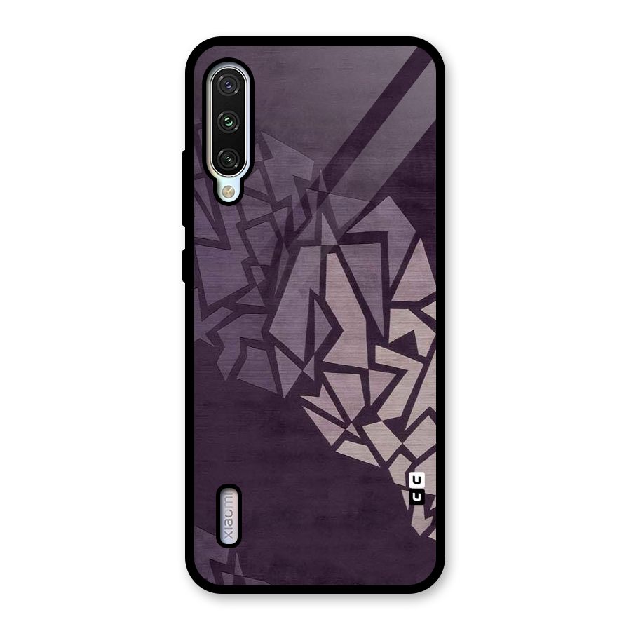Fine Abstract Glass Back Case for Mi A3