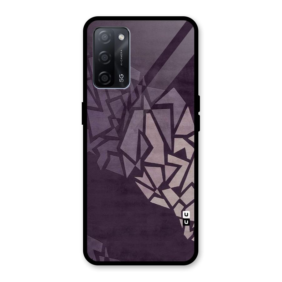 Fine Abstract Glass Back Case for Oppo A53s 5G