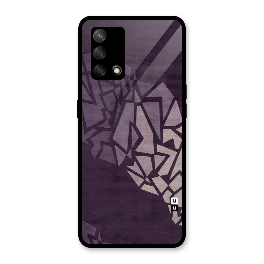 Fine Abstract Glass Back Case for Oppo F19