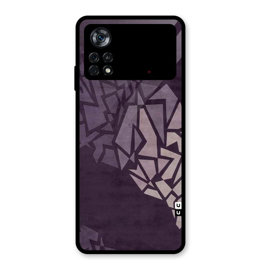 Fine Abstract Glass Back Case for Poco X4 Pro 5G
