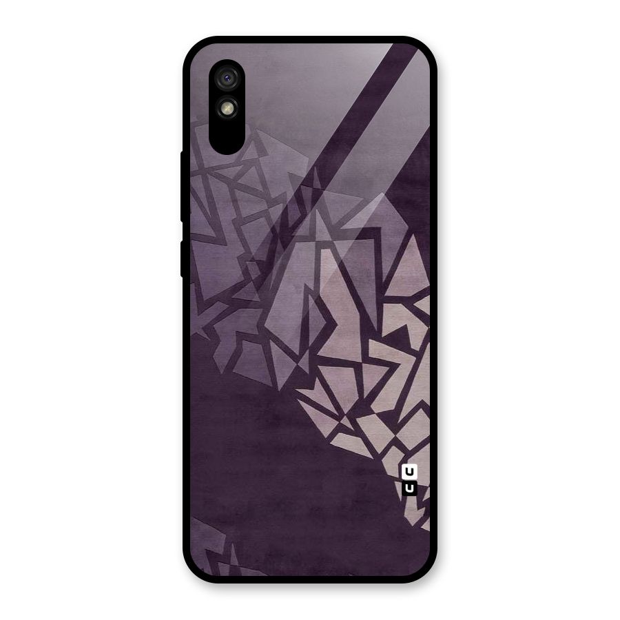 Fine Abstract Glass Back Case for Redmi 9i