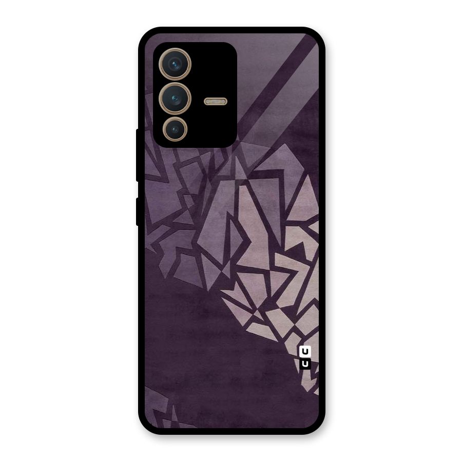 Fine Abstract Glass Back Case for Vivo V23 5G