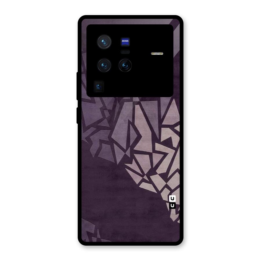 Fine Abstract Glass Back Case for Vivo X80 Pro